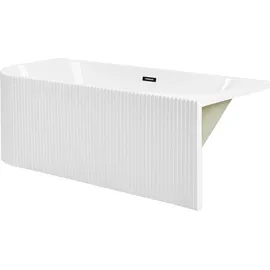 Beliani Gocta Eckbadewanne 169 x 80 cm (280 l)