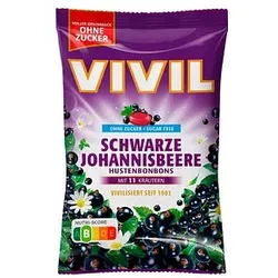 VIVIL® Schwarze Johannisbeere ohne Zucker Bonbons 120,0 g