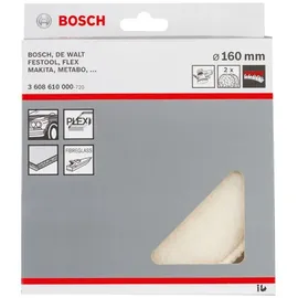 Bosch Lammwollhaube Polierhaube 160 mm 2 Stück