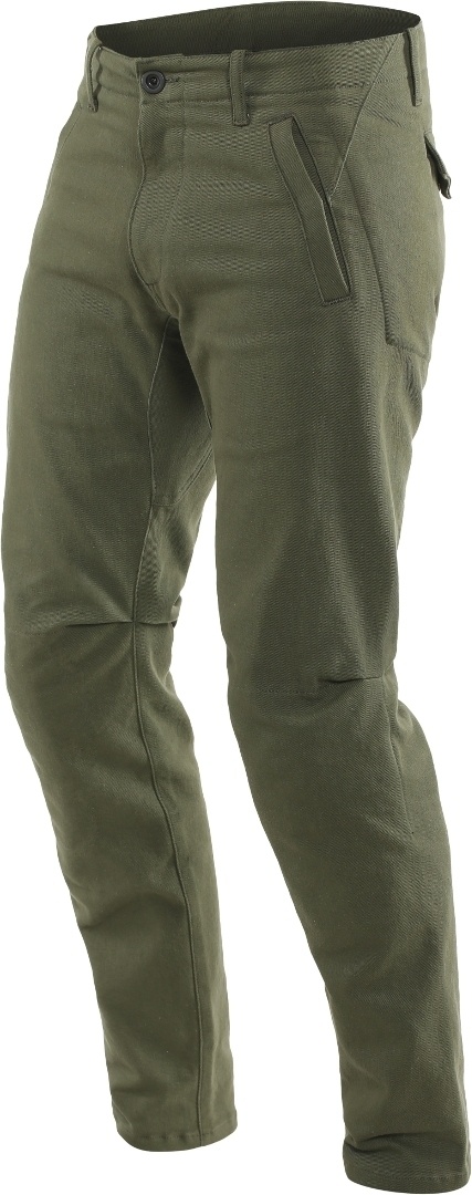 Dainese Chinos Motorfiets textiel broek, groen, 40 Voorman