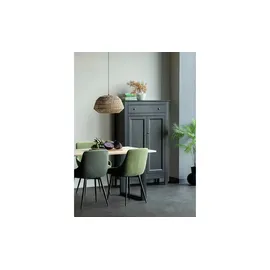 Woood Kleiderschrank ¦ schwarz ¦ Maße (cm): B: 93 H: 150