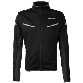 Acerbis Track Softshell Motorradjacke Schwarz/Grau S