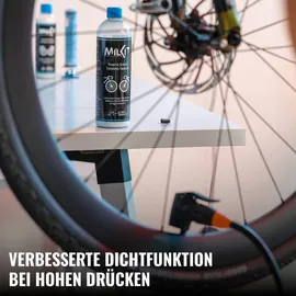 milKit Tubeless Dichtmilch 500 ml - schwarz/blau