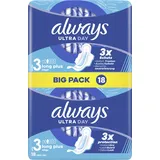 Always Ultra-Binden Day Long Plus mit Flügeln, Big Pack