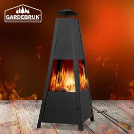 Gardebruk Feuerschale Feuerstelle Ø 102 cm Schwarz
