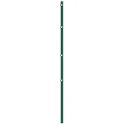 Zaunpfosten ARVOTEC "ESSENTIAL 200", grün, B:4cm H:260cm, Edelstahl, Kunststoff, Zaunpfosten, 4x4x260 cm für Mattenhöhe 200 cm, zum Einbetonieren