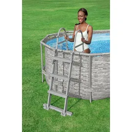 BESTWAY Sicherheitsleiter grau 107 cm