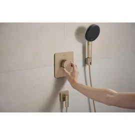 Hansgrohe Ecostat Comfort Q Duschthermostat Unterputz für 1 Verbraucher Brushed Bronze 33712140
