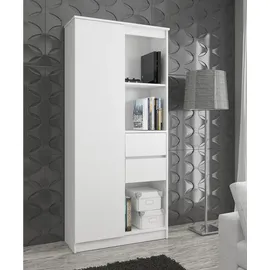 Akord Mehrzweckschrank 80 x 180 x 35 cm Weiß