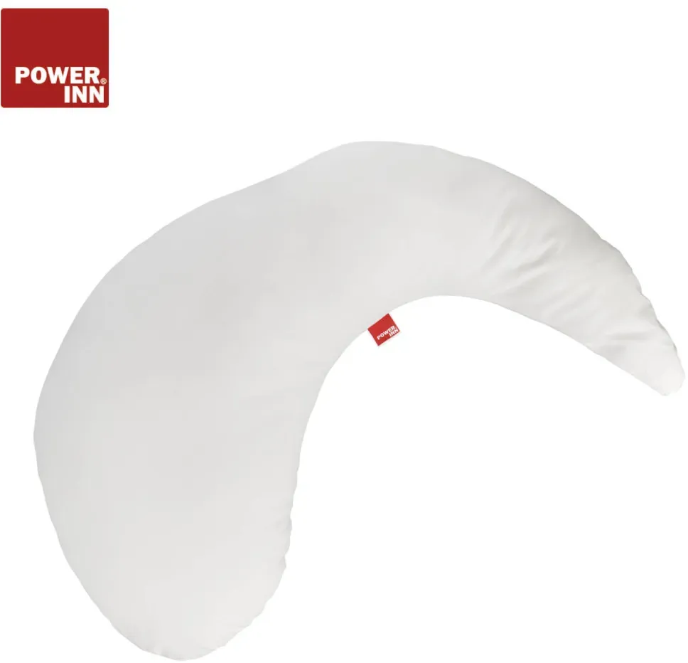 POWER INN® ON TOUR Wellnesskissen ca. 75 x 35 cm | Weiß | gemütliches Reisekissen