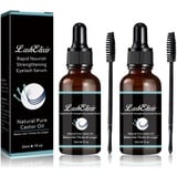 Gfouk Lashelixir Schnelles Wachstum Verstärkendes Wimpernserum, Wimpernserum Wachstum, Wimpern Serum Schnell Wachstum, Rizinusöl Bio Wimpernserum, Wimpernverstärker (2pcs)