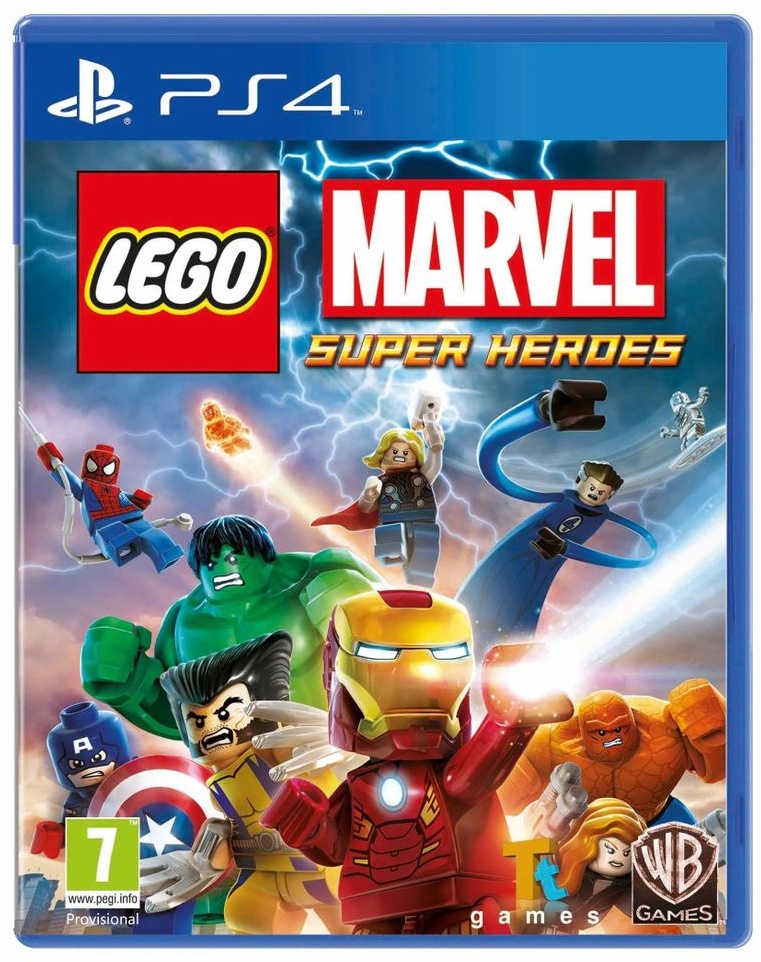 Warner Bros Lego Marvel Super Heroes, PS4, PlayStation 4, Multiplayer-Modus, E10+ (Jeder über 10 Jahre)