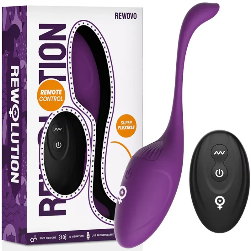 REWOLUTION - RewoVo Ei-Vibrator mit Fernbedienung