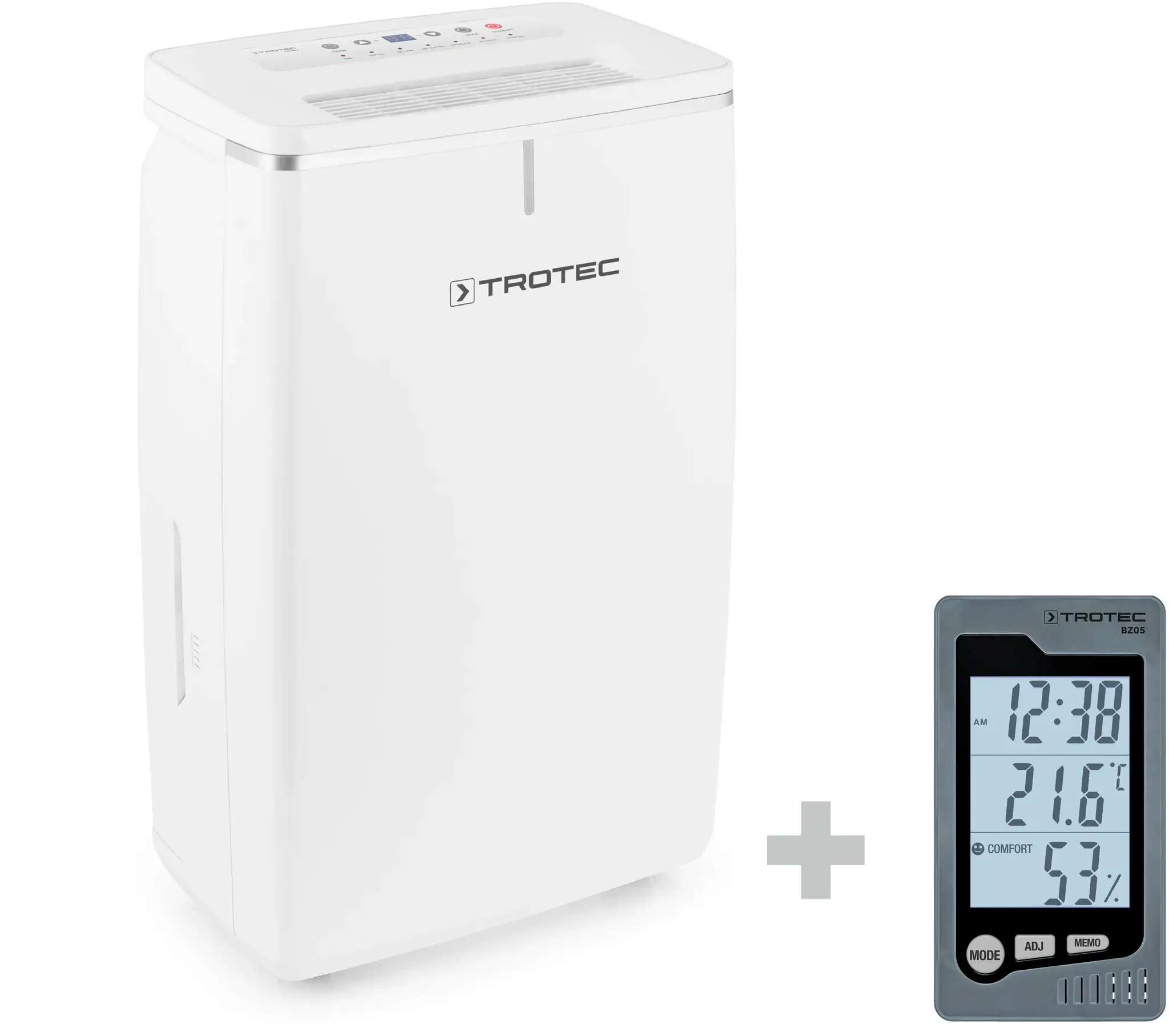 Trotec Luchtontvochtiger TTK 53 E + Ruimte-thermohygrometer BZ05