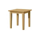 maison bleue Esstisch massiv Florian , holzfarben , Maße (cm): B: 78 H: 78