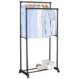 Hti-Living Garderobenständer Lena 2 Schwarz