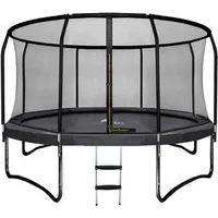 Viking Choice - Trampolin - 305 cm - mit Netz und Leiter - bis 150 kg - schwarz