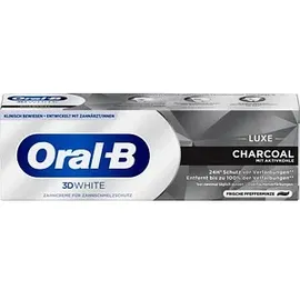 Oral-B 3D White Luxe Charcoal Whitening Zahnpasta 75 ml