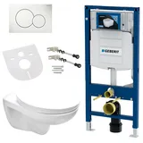 Geberit Wand-WC mit WC-Sitz Weiß