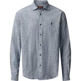 MCS Leinenhemd Blau L