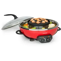 Klarstein Szechuan Hot Pot und Grillplatte rot