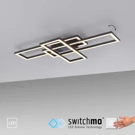 just light. LED-Deckenleuchte Iven Schwarz 65 x 34,8 cm