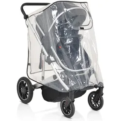 Moni Kinderwagen-Regenschutz Bimbro universal, Belüftungslöcher, für Einsitzer transparent
