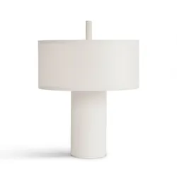 New Works - Margin Portable Tischleuchte White Canvas