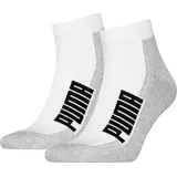 Puma Sneaker Socken, QUARTER Jump 2-Pack weiß - 43-46