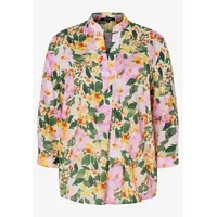 More & More Blumenbluse in painted flowers print |