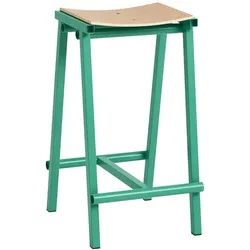 HAY - Taburete 8 Barhocker, niedrig, Eiche natur / soft jade