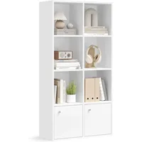 VASAGLE Bücherregal 29 x 65,8 x 130 cm Wolkenweiß