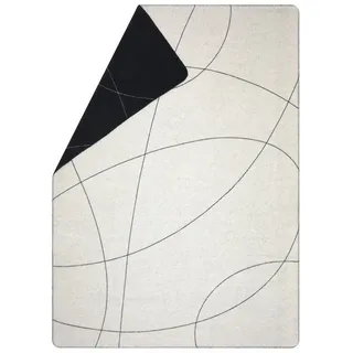 David Fussenegger Kuscheldecke 'geschwungene Linien' 150 x 200 cm Rohweiß 200x150cm von David Fussenegger