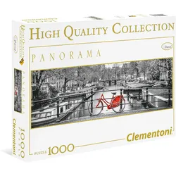 Clementoni High Quality Collection Puzzle "Amsterdam Bicycle" 1000 Teile Panorama
