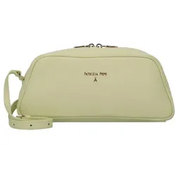 Patrizia Pepe New Cuoio Umhängetasche Leder 30 cm  grün