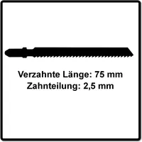 Festool Stichsägeblatt S 75/2,5/5