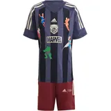 Adidas Sportswear Marvel Avengers Outfit (T-Shirt + Shorts) Kinder IV9636 - shadow navy/legend ink/wonder gold met. 122