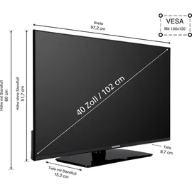 Telefunken XF40AN750M 40" LED Full HD Smart TV