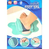 Starlyf® Foot Spa Fußbürste Fußmassage für Badewanne und Dusche mit Bimsstein