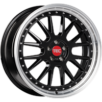 TEC Speedwheels GT EVO 8x18 ET35 5x110 65,1, black-polished-lip