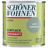 SCHÖNER WOHNEN-Farbe Home Buntlack  (Salbeigrün, Seidenmatt, 375 ml, Wasserbasiert)
