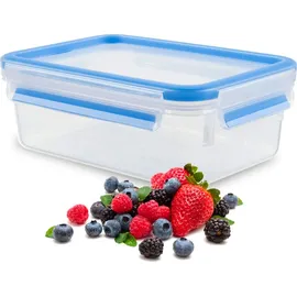 Emsa Frischhaltedose CLIP & CLOSE 7,0 cm hoch transparent 1,0 l, 1 St.