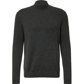 s.Oliver Strickpullover aus Wollmix mit Stehkragen - grau - 3XL