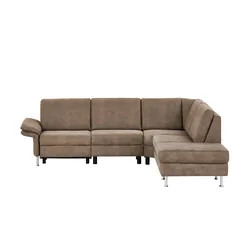 Diva Ecksofa  Diva , braun , Maße (cm): B: 275 H: 100 T: 235