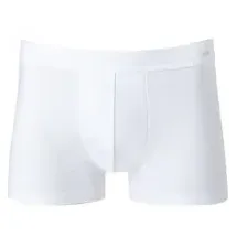 CALIDA Herren Trunk weiß Baumwolle & Mix unifarben, weiß, NOS