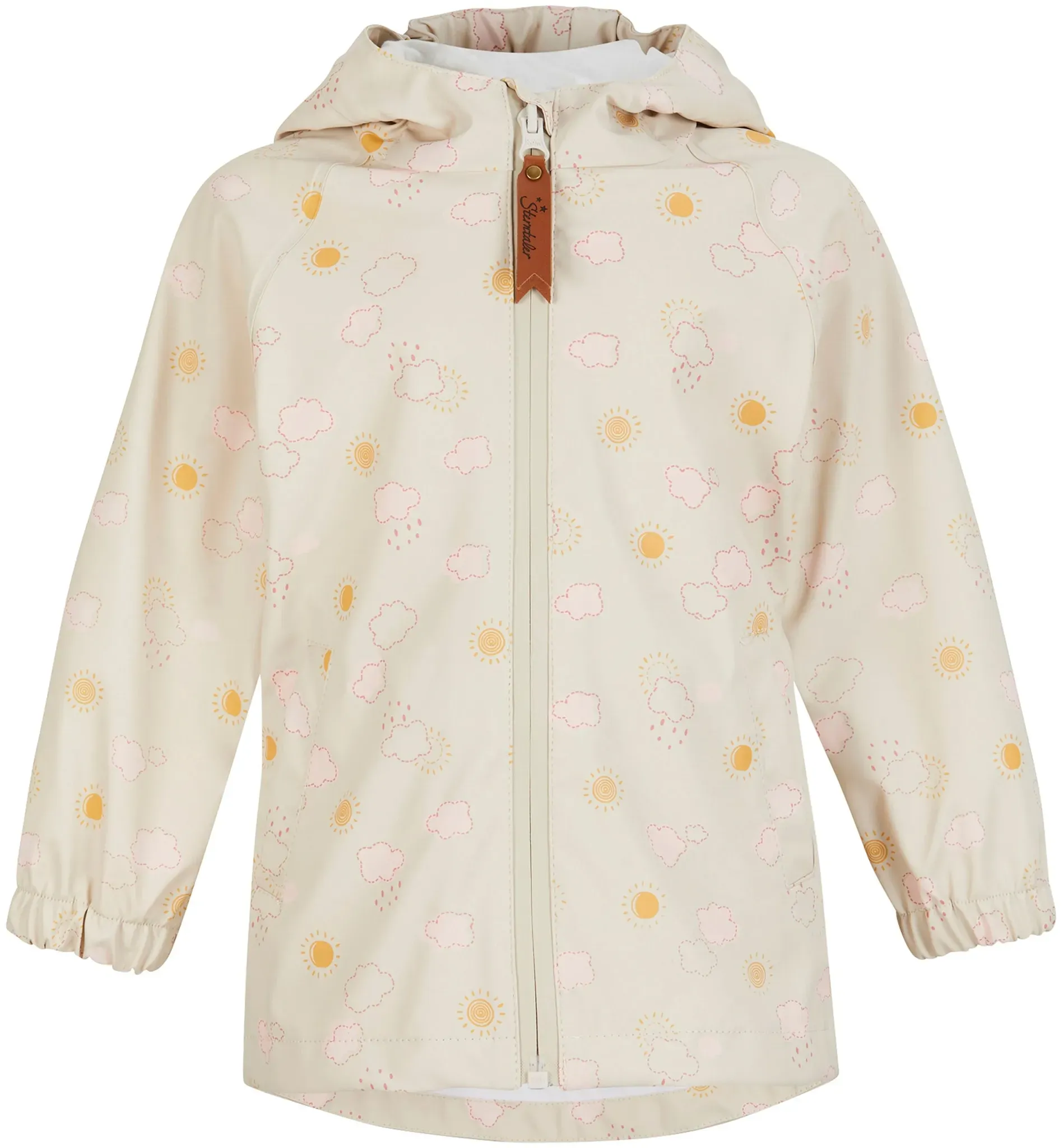 Sterntaler Regenjacke Sonne Wolken, beige | mehrfarbig, 80