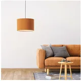 Lightbox 1-flg. Ø 35 cm retro orange/gelb
