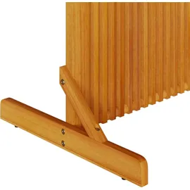 vidaXL Garten-Paravent 79,5 x 150 cm Braun Massivholz