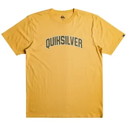 T-Shirt QUIKSILVER "Scholarship", Herren, Gr. S, fall leaf, [Hauptstoff] 100% Baumwolle, Kurzarm, Shirts