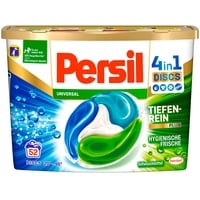 Persil Universal 4in1 Discs (52 Waschladungen), Vollwaschmittel mit Tiefenrein-Plus Technologie und langanhaltender Frische, Waschmittel für leuchtende Farben